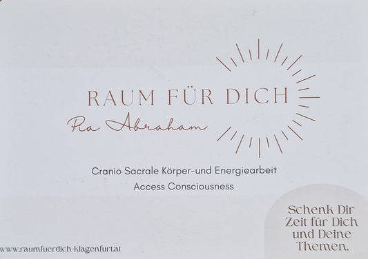 Raum für dich - Pia Abraham unsere neue Kooperationspartnerin