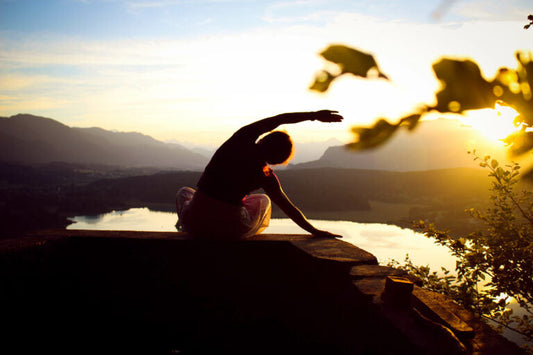 Der GEMA-Stock in Yoga-Stunden bei Eveline Fugger